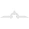 Ekena Millwork Ericson Architectural Grade PVC Gable Bracket, 96"W x 24"H x 4"D x 6"F, 6/12 Pitch GBP096X24X0406ERI00 - alternate 5